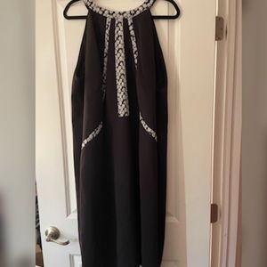Cute black dress!